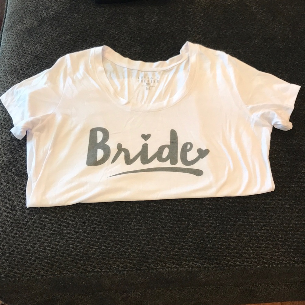 Love & Cherish Bride t-shirt
